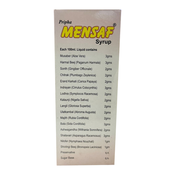 Mensaf Syrup | Herbal Menstrual Regulator