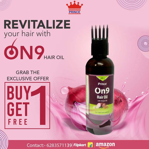 PRINCE PHARMA Onion Oil Stops Hair Loss BUY 1 GET 1 FREE